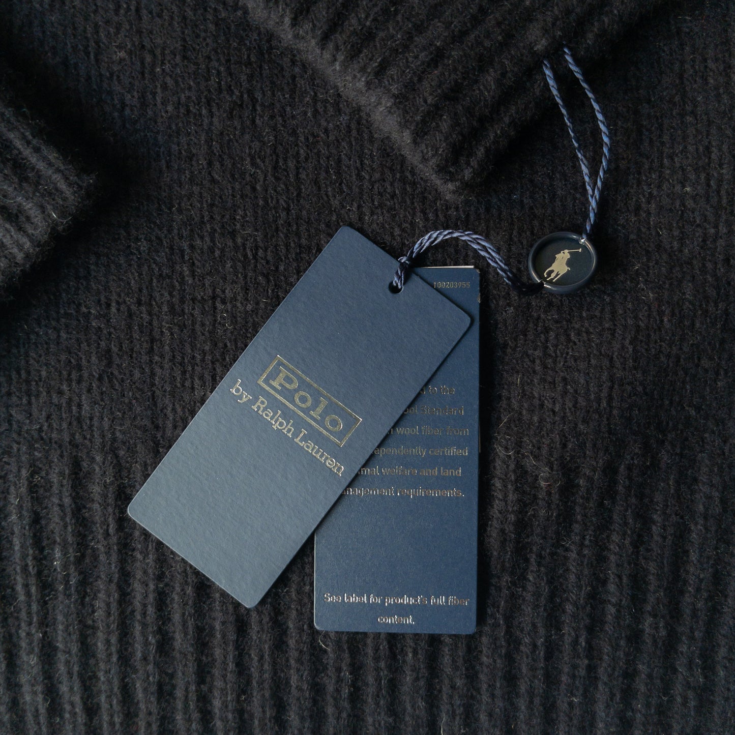 POLO RALPH LAUREN WOOL CASHIMERE POCKET TURTLE KNIT