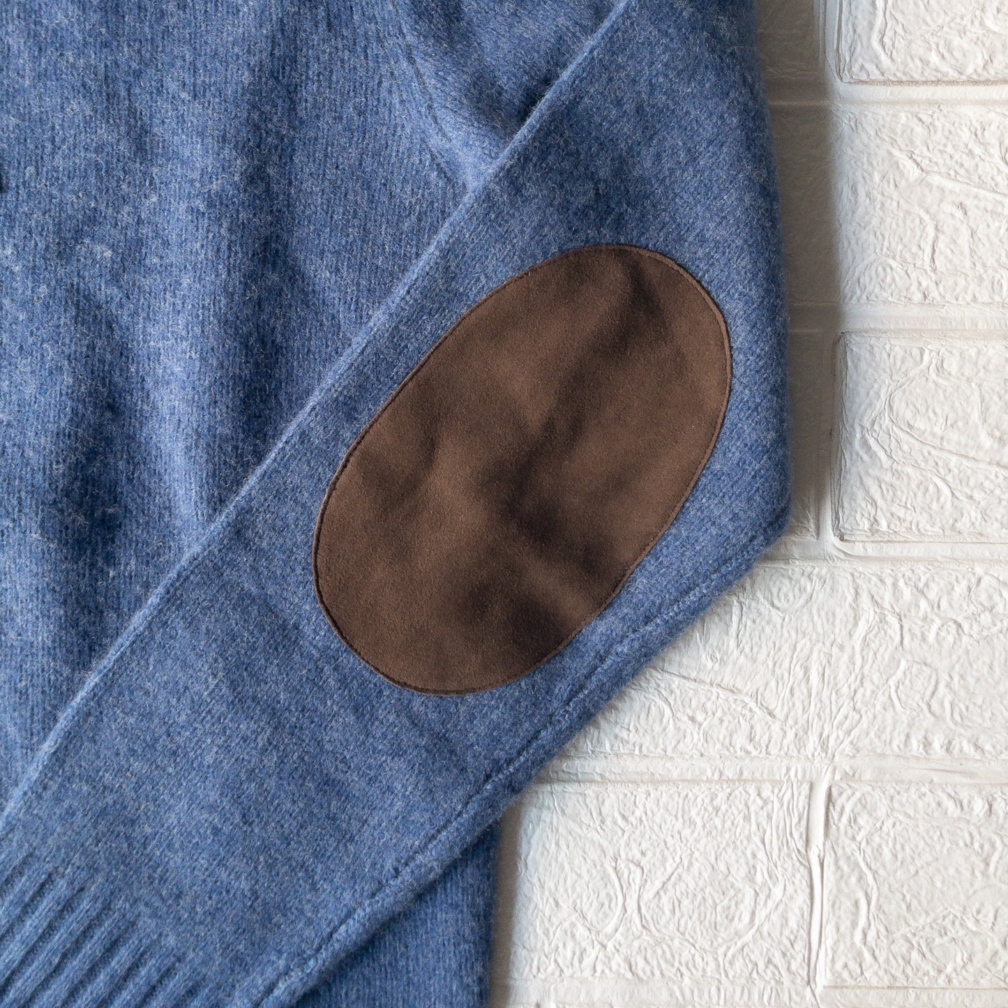 POLO RALPH LAUREN SUEDE PATCH KNIT