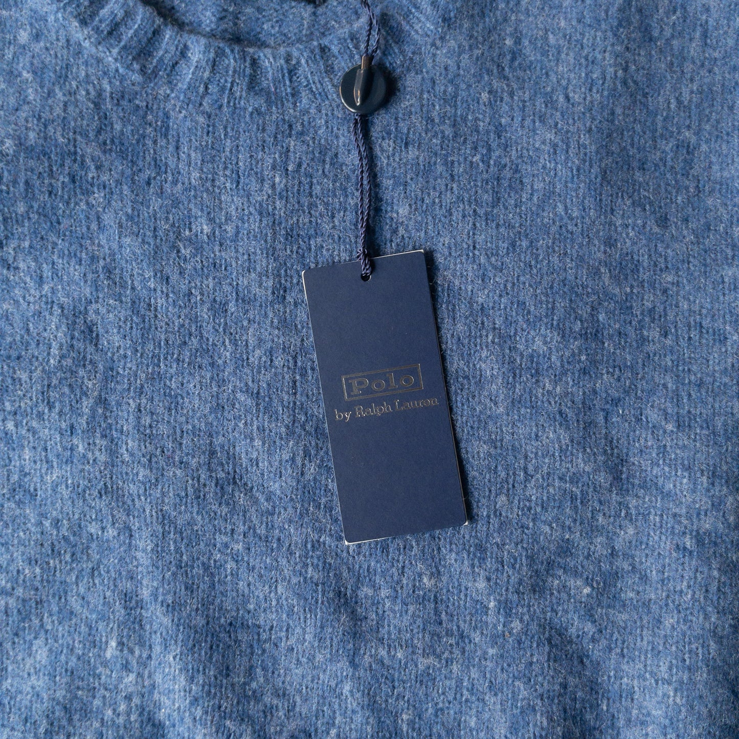 POLO RALPH LAUREN SUEDE PATCH KNIT