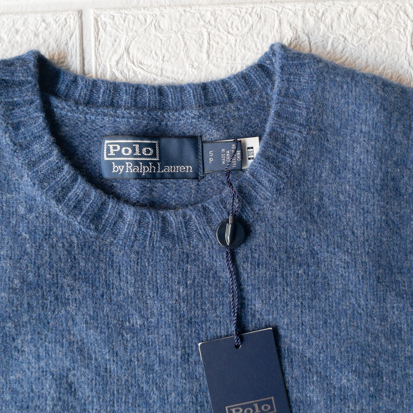 POLO RALPH LAUREN SUEDE PATCH KNIT