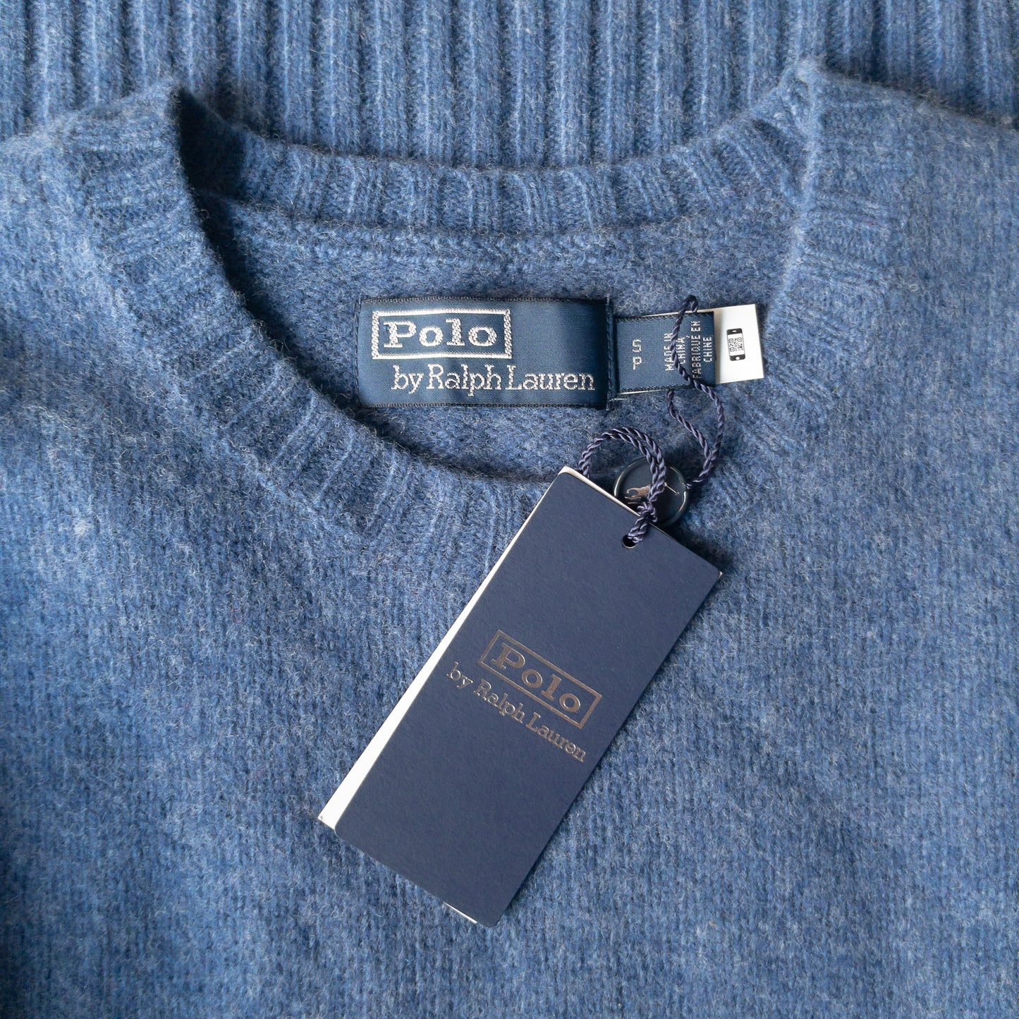 POLO RALPH LAUREN SUEDE PATCH KNIT