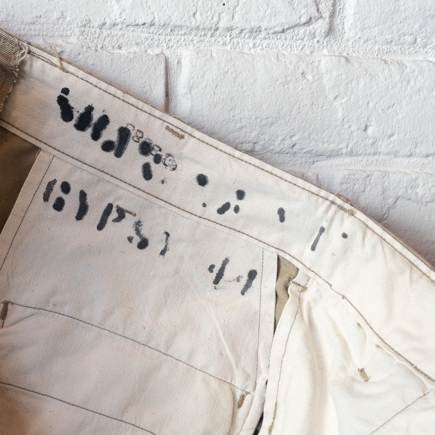 SHANANAMIL GYPSY USN PINUP HAND DRAWN CHINO PANTS VINTAGE VAR.2