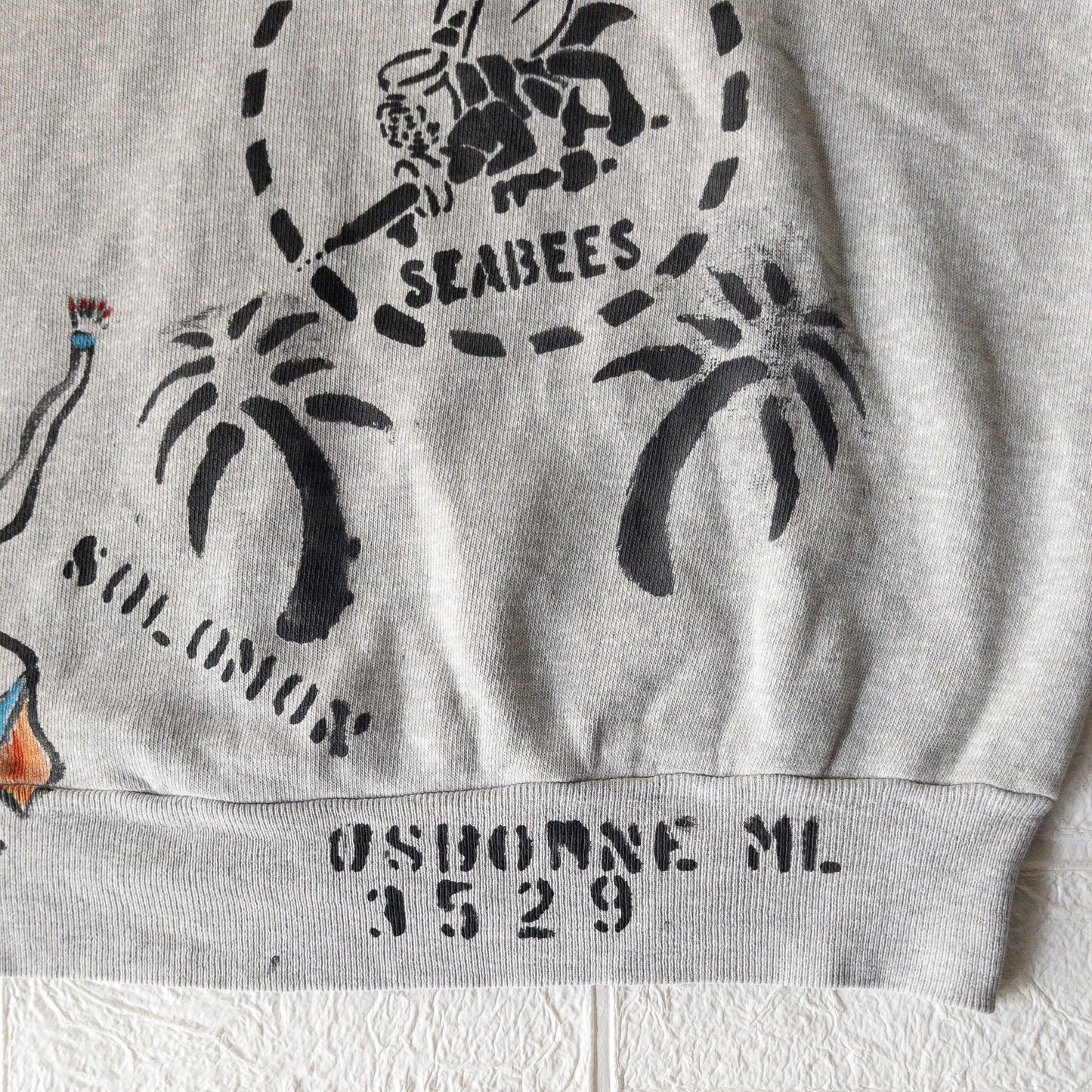 SHANANAMIL GYPSY USN PINUP HAND DRAWN VINTAGE SWEAT SHIRTS LIMITED EDITION 006