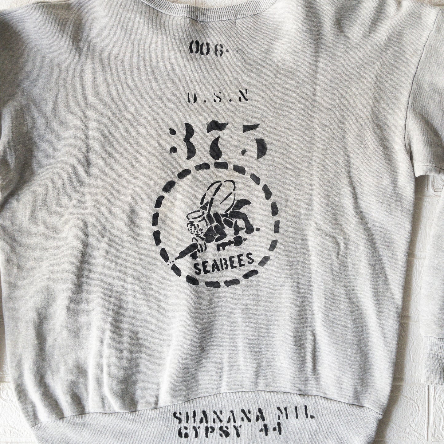 SHANANAMIL GYPSY USN PINUP HAND DRAWN VINTAGE SWEAT SHIRTS LIMITED EDITION 006