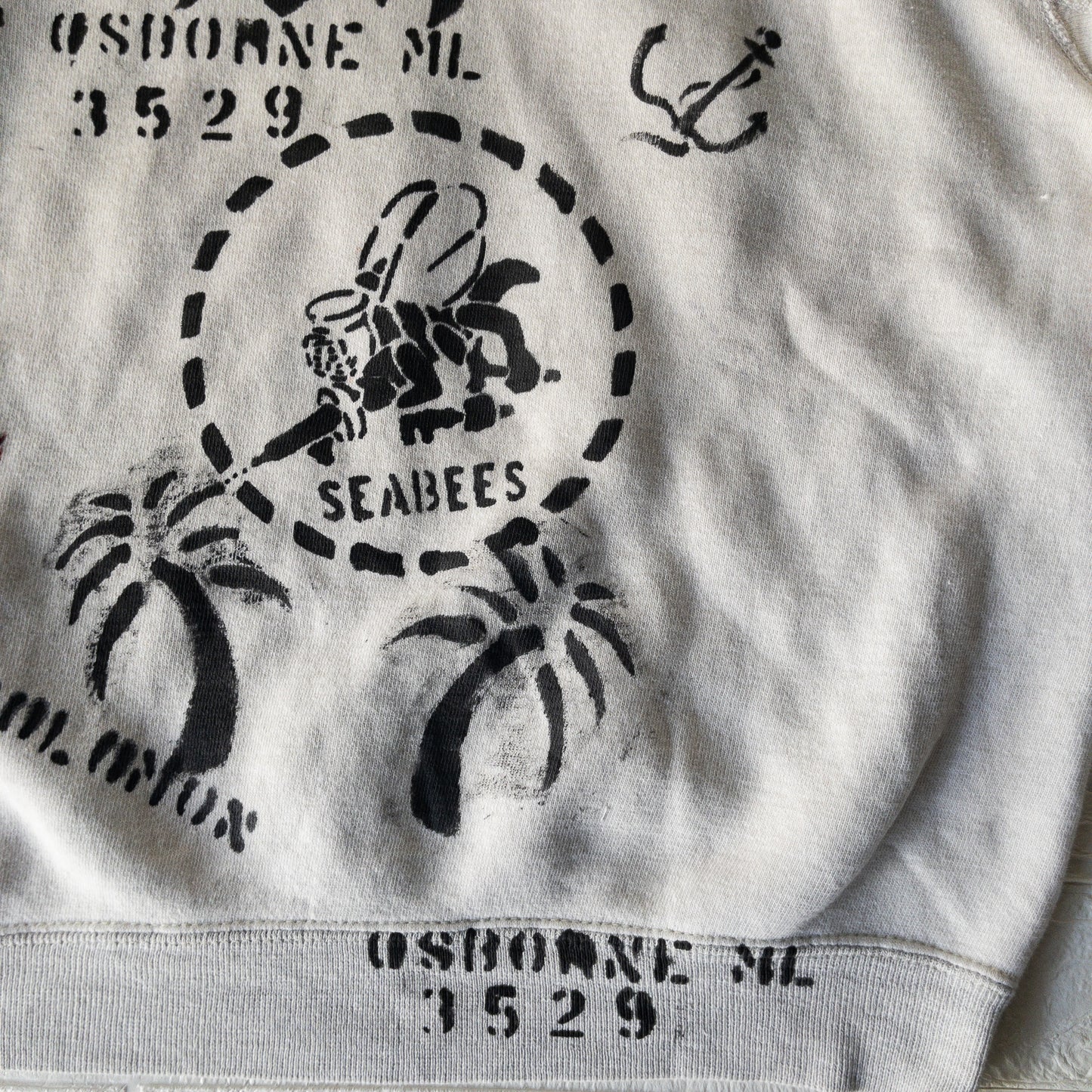 SHANANAMIL GYPSY USN PINUP HAND DRAWN VINTAGE SWEAT SHIRTS LIMITED EDITION 003