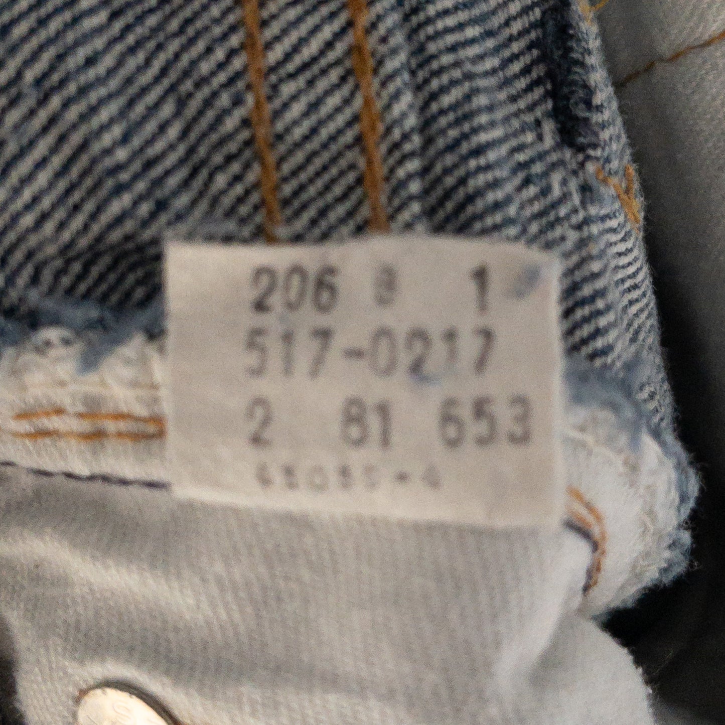 LEVI'S 517 DENIM BOOTS CUT VINATGE (W33L32)