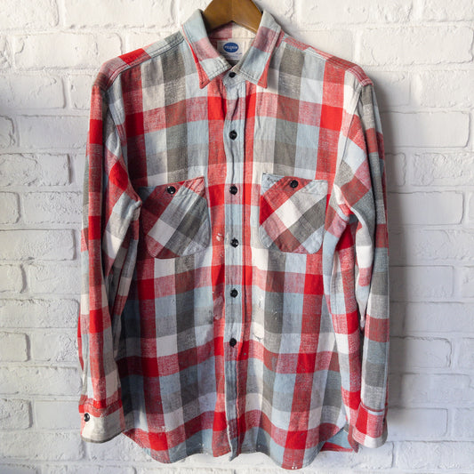 PILGRIM HEAVY FLANNEL SHIRTS PAINTED VINTAGE 50-60s