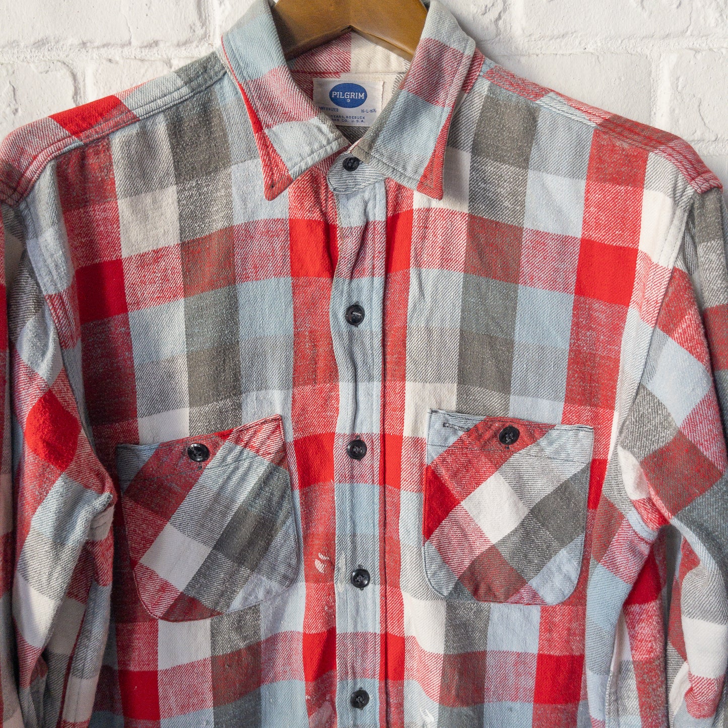 PILGRIM HEAVY FLANNEL SHIRTS PAINTED VINTAGE 50-60s