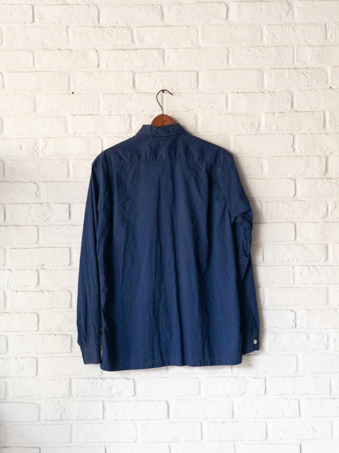 DONEGAL SOLID/PIPING PETTERN LONG SLEEVE SHIRTS 60'S VINTAGE