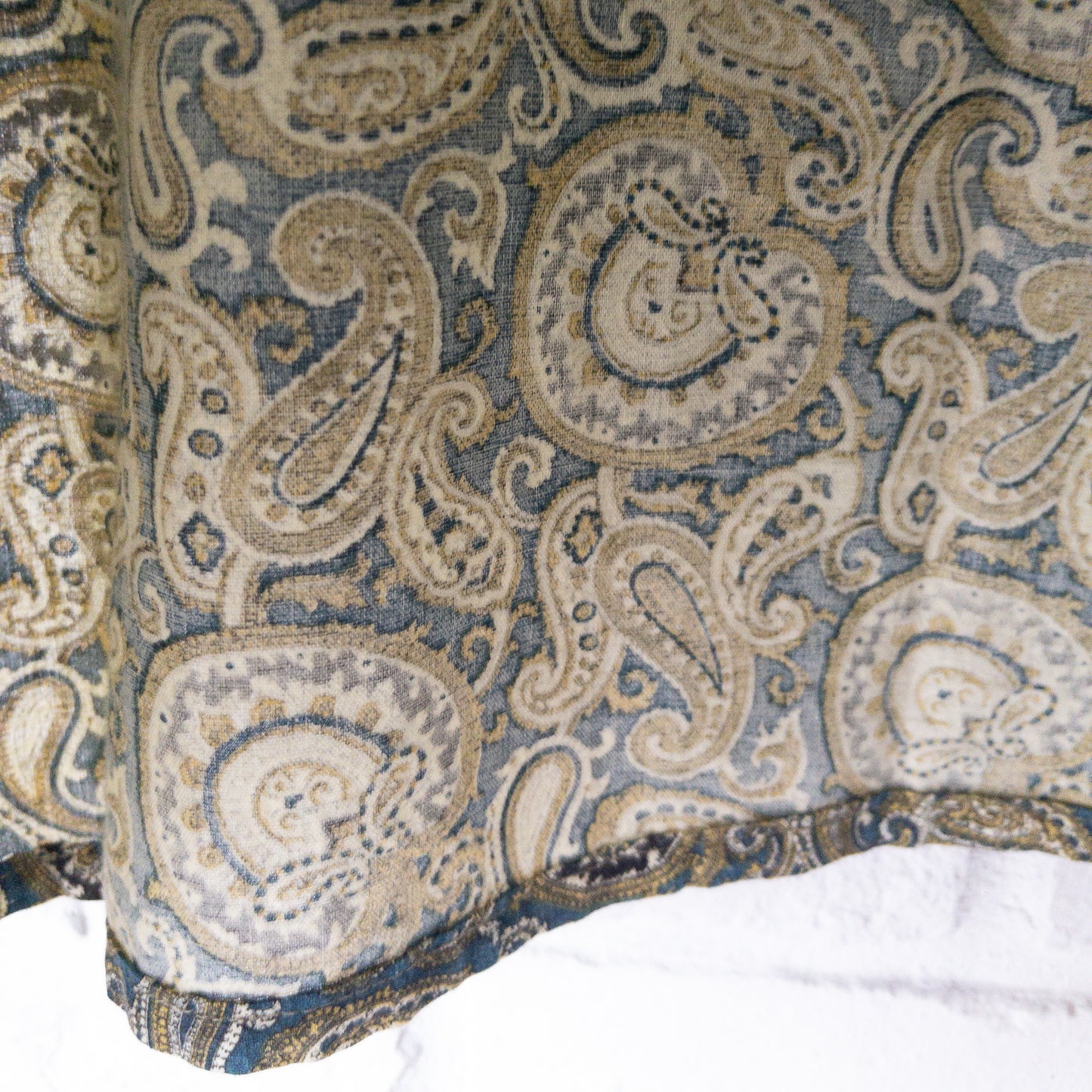 BALSAM PAISLEY PRINT B.D. BOX SHIRTS 50'-60'S DEAD STOCK
