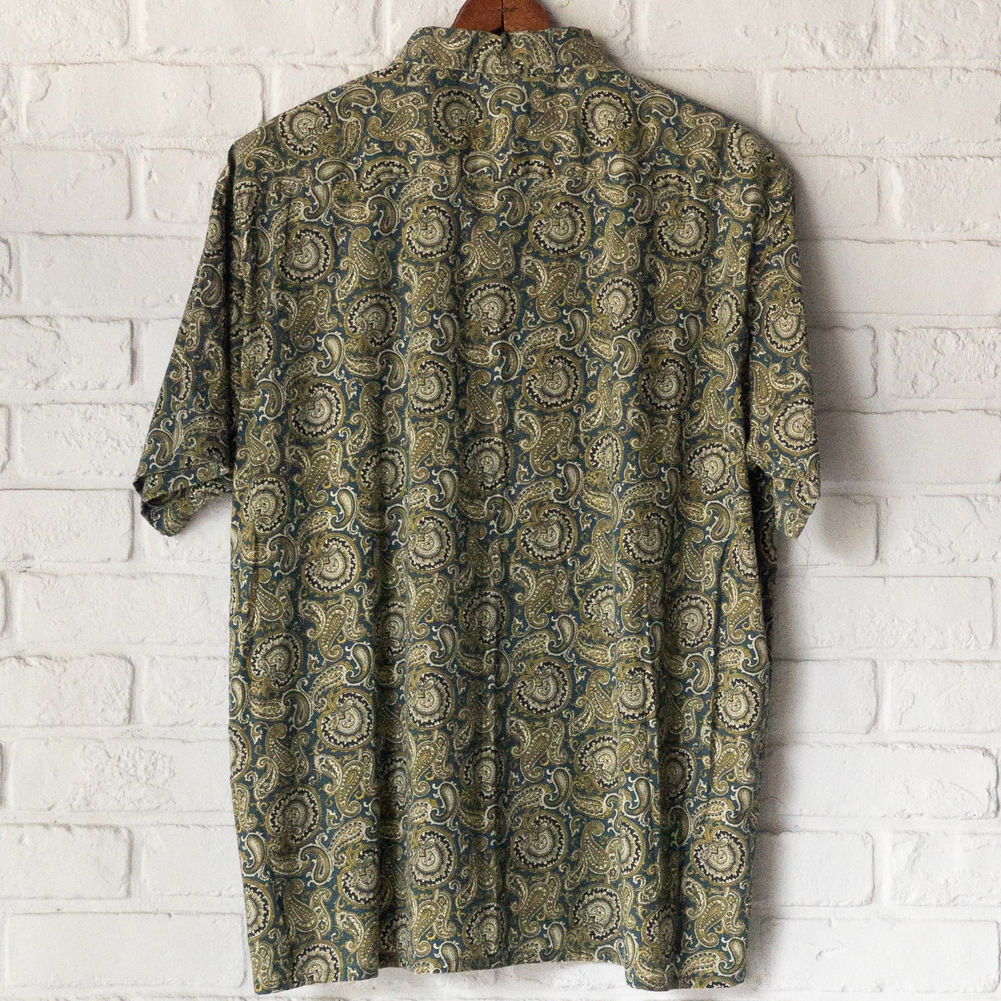 BALSAM PAISLEY PRINT B.D. BOX SHIRTS 50'-60'S DEAD STOCK