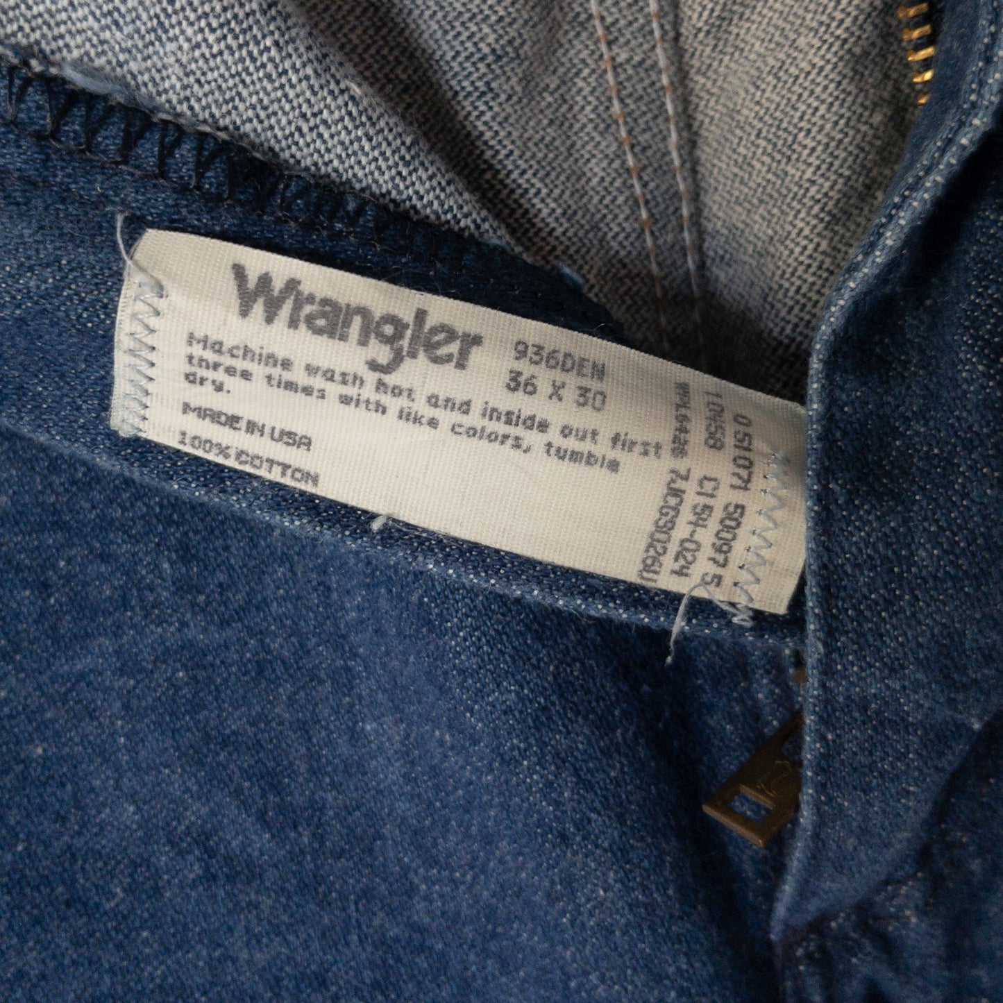 WRANGLER 936DEN(13MWZ) JEANS VINTAGE 1990'S (36-30)