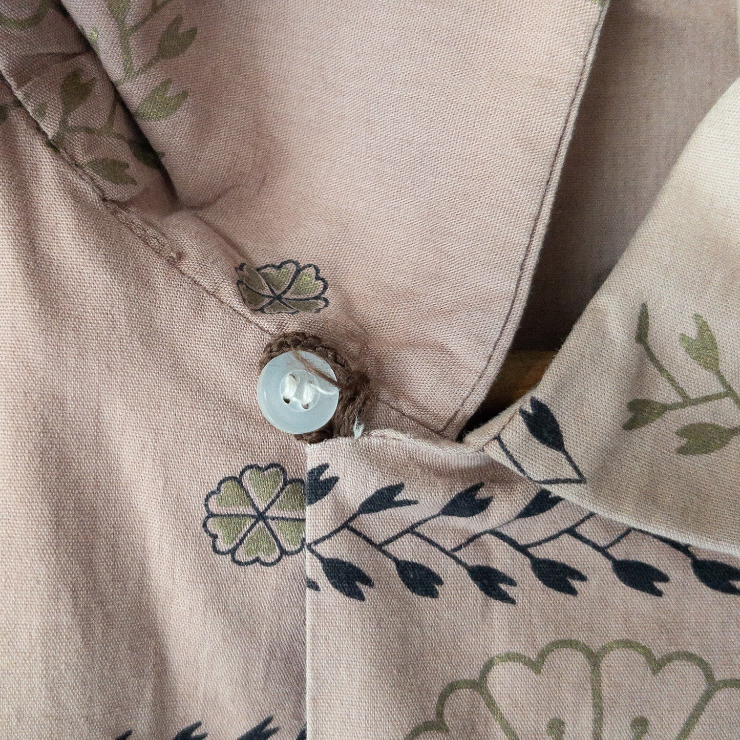 CALIFORNIA FINE PATTERN OPEN COLOR SHIRTS 50'S VINTAGE