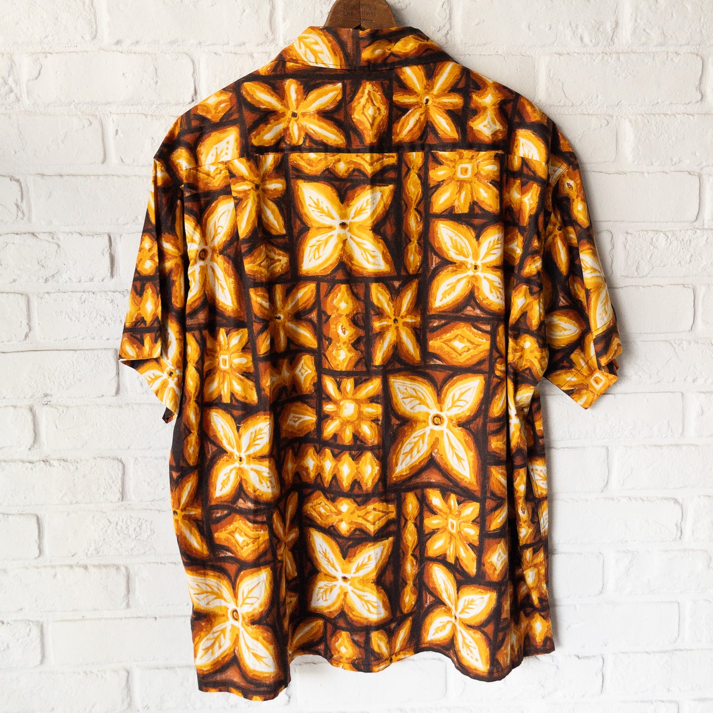 COQUINA COURT BATIK PATTERN OPEN COLOR SHIRTS 50'-60'S NOS