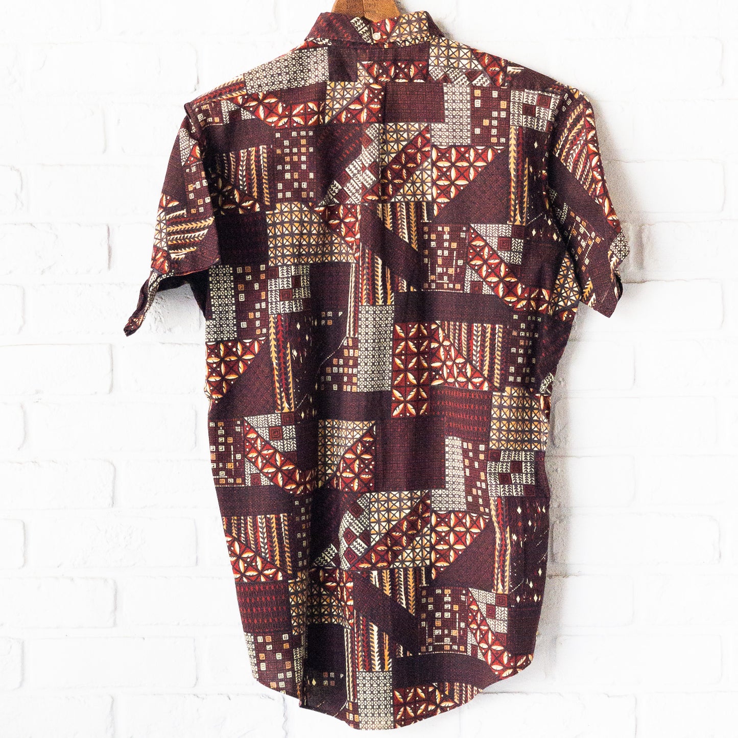 BLOCKS B.D. BATIK/FINE PETTERN PULLOVER SHIRTS 50-60'S VINTAGE