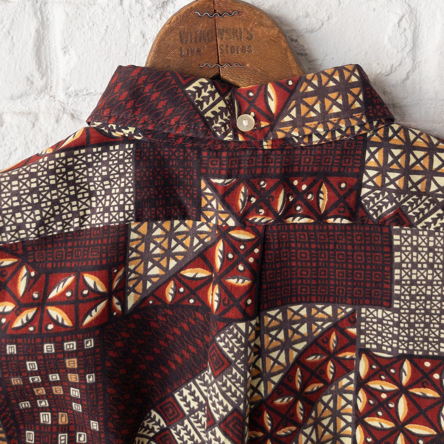 BLOCKS B.D. BATIK/FINE PETTERN PULLOVER SHIRTS 50-60'S VINTAGE