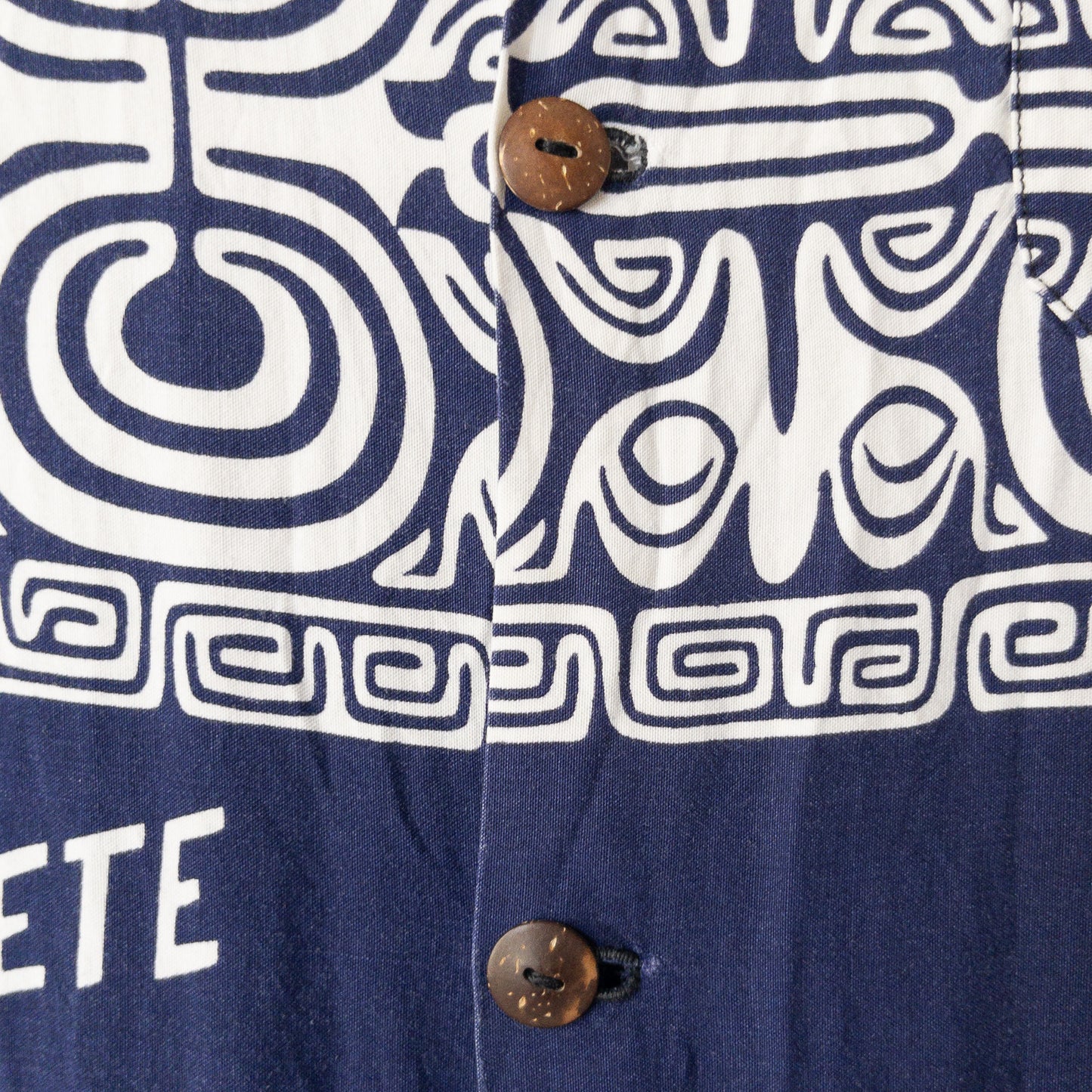 FELIX TAHITI POLINESIAN SAMOADYED INK PRINT SHIRTS VINTAGE 50'S