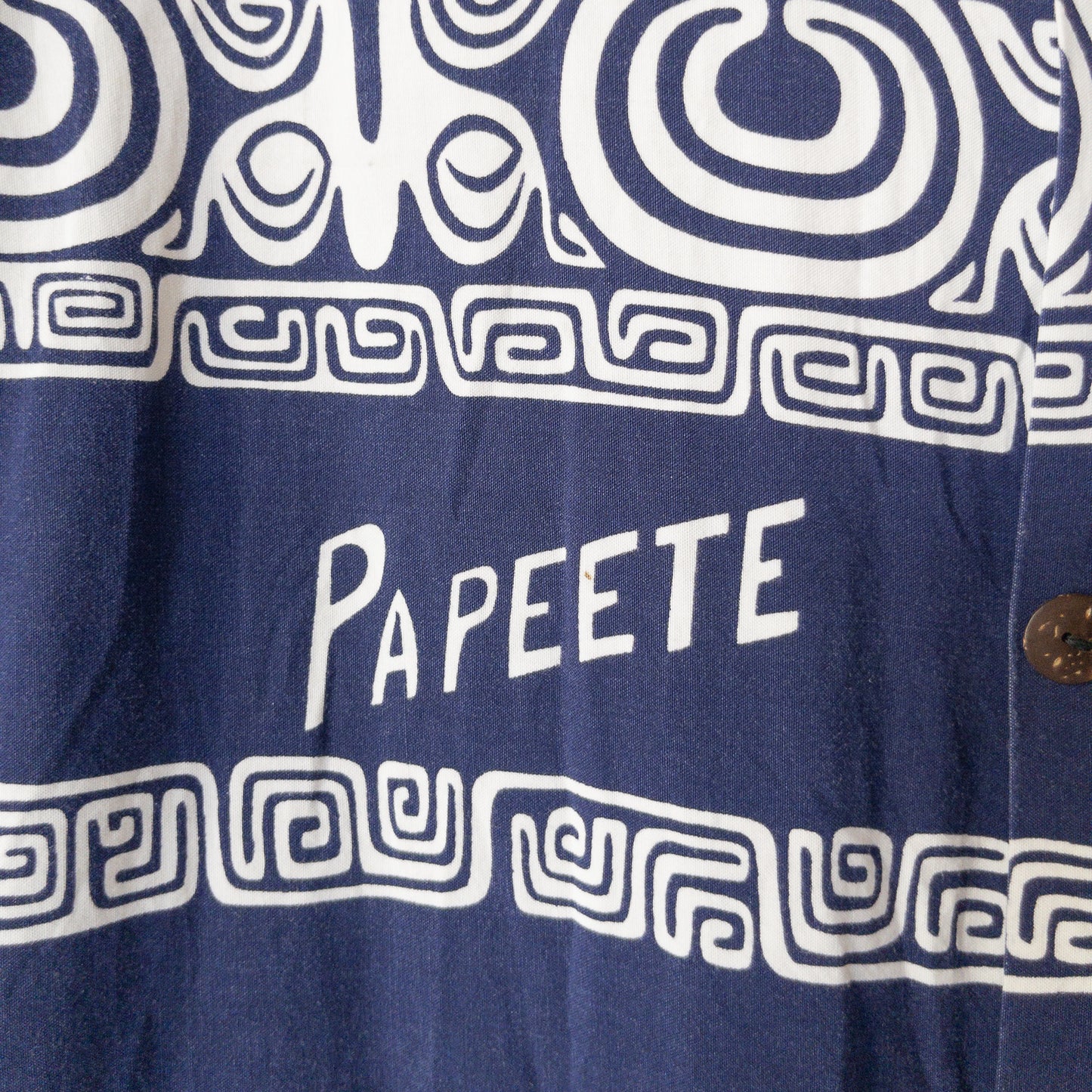 FELIX TAHITI POLINESIAN SAMOADYED INK PRINT SHIRTS VINTAGE 50'S
