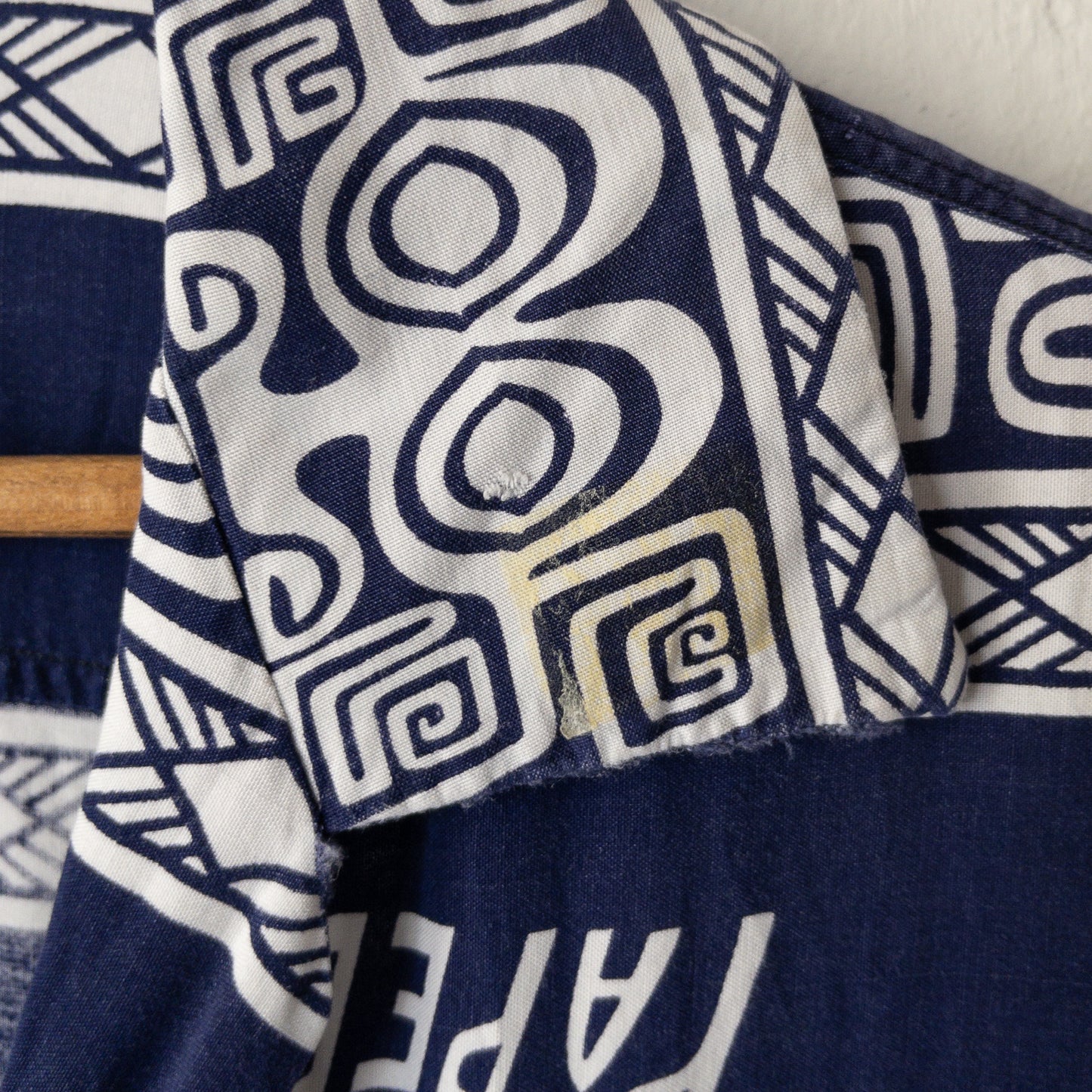 FELIX TAHITI POLINESIAN SAMOADYED INK PRINT SHIRTS VINTAGE 50'S
