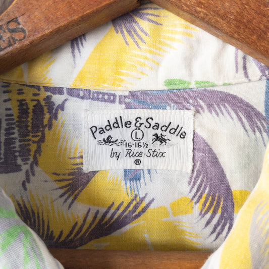 PADDLE&SADDLE SHORT SLEEVE SHIRTS 40'S VINTAGE