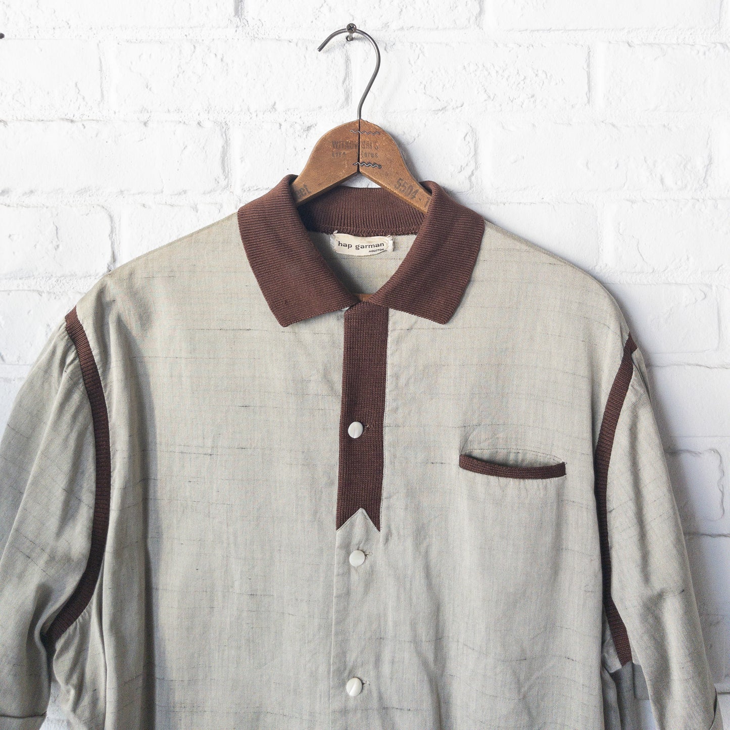 HAP GARMAN COTTON/SILK BOX RESORT SHIRTS VINTAGE 50'S