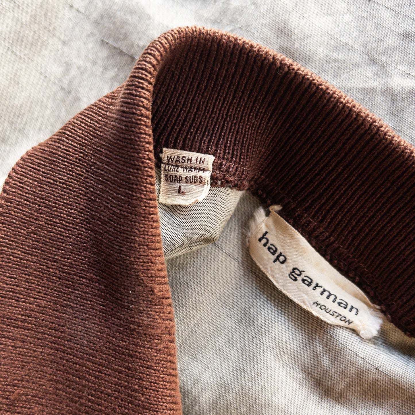 HAP GARMAN COTTON/SILK BOX RESORT SHIRTS VINTAGE 50'S