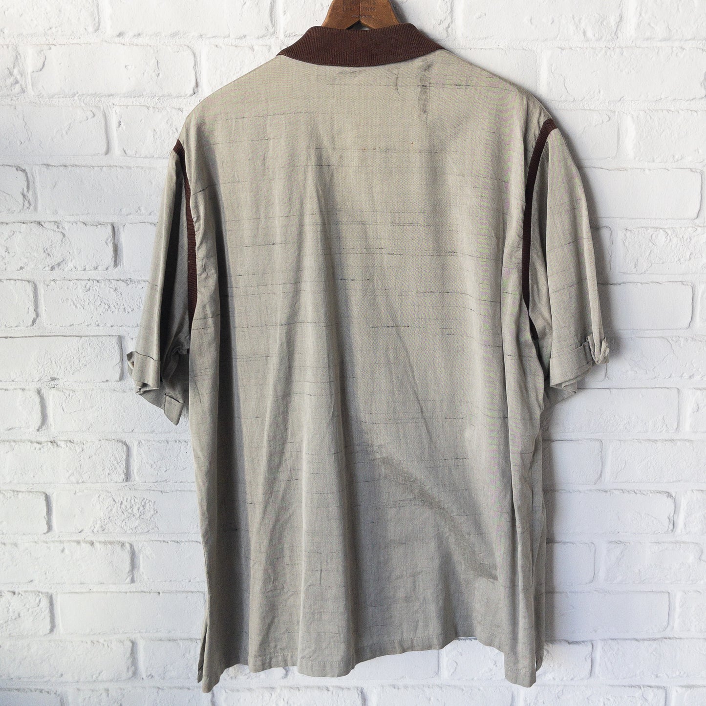 HAP GARMAN COTTON/SILK BOX RESORT SHIRTS VINTAGE 50'S