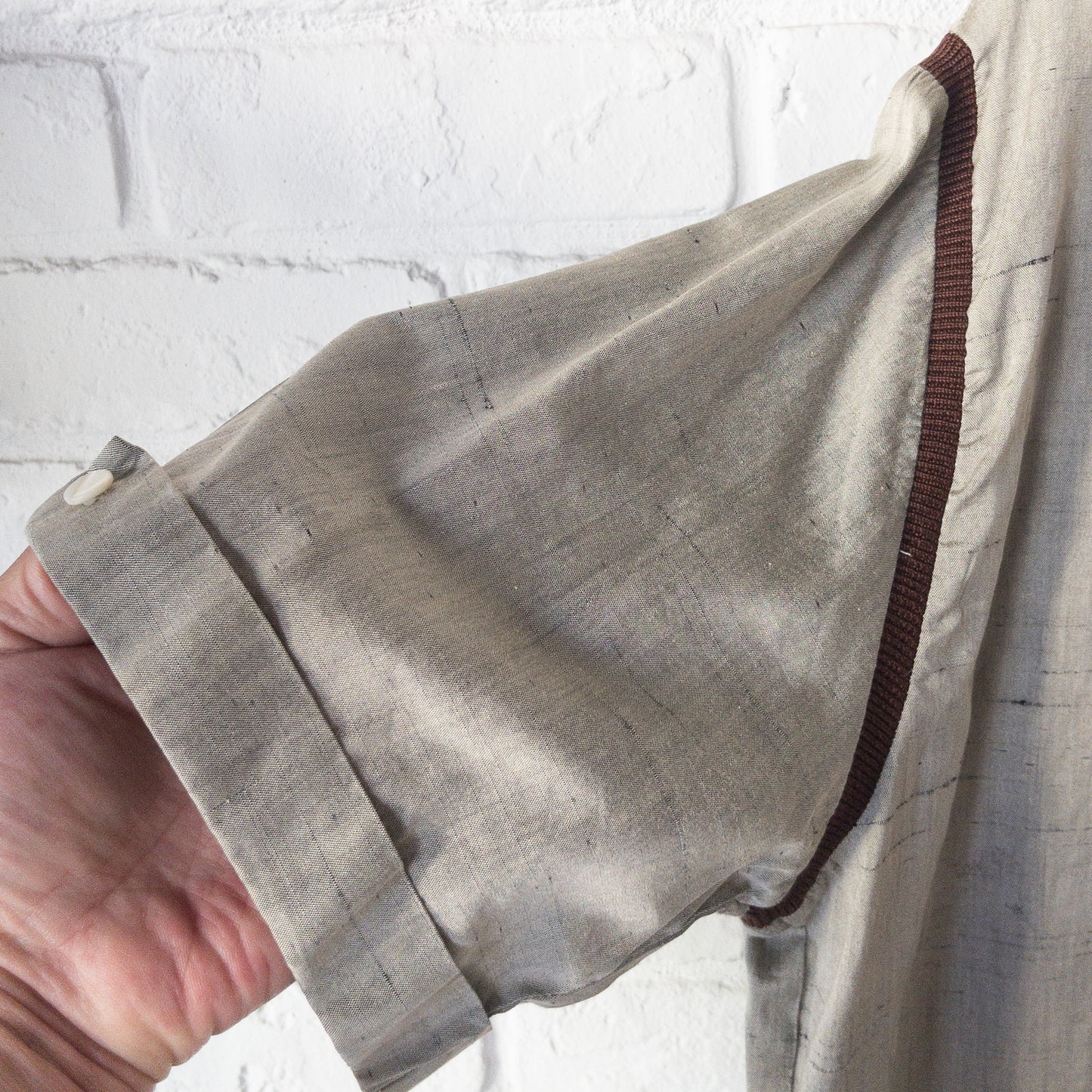 HAP GARMAN COTTON/SILK BOX RESORT SHIRTS VINTAGE 50'S