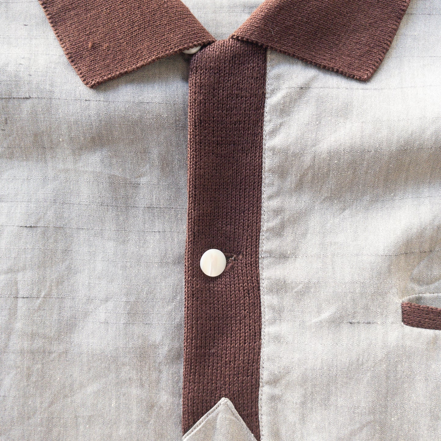 HAP GARMAN COTTON/SILK BOX RESORT SHIRTS VINTAGE 50'S