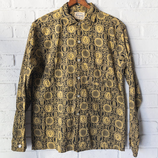 OLD KENTUCKY OPEN COLOR LONG SLEEVESHIRTS 50'S ALMOST DEAD STOCK