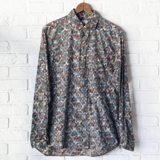 TOWNCRAFT PENNEY'S  B.D. BATIK/FINE PETTERN PULLOVER SHIRTS 50-60'S VINTAGE