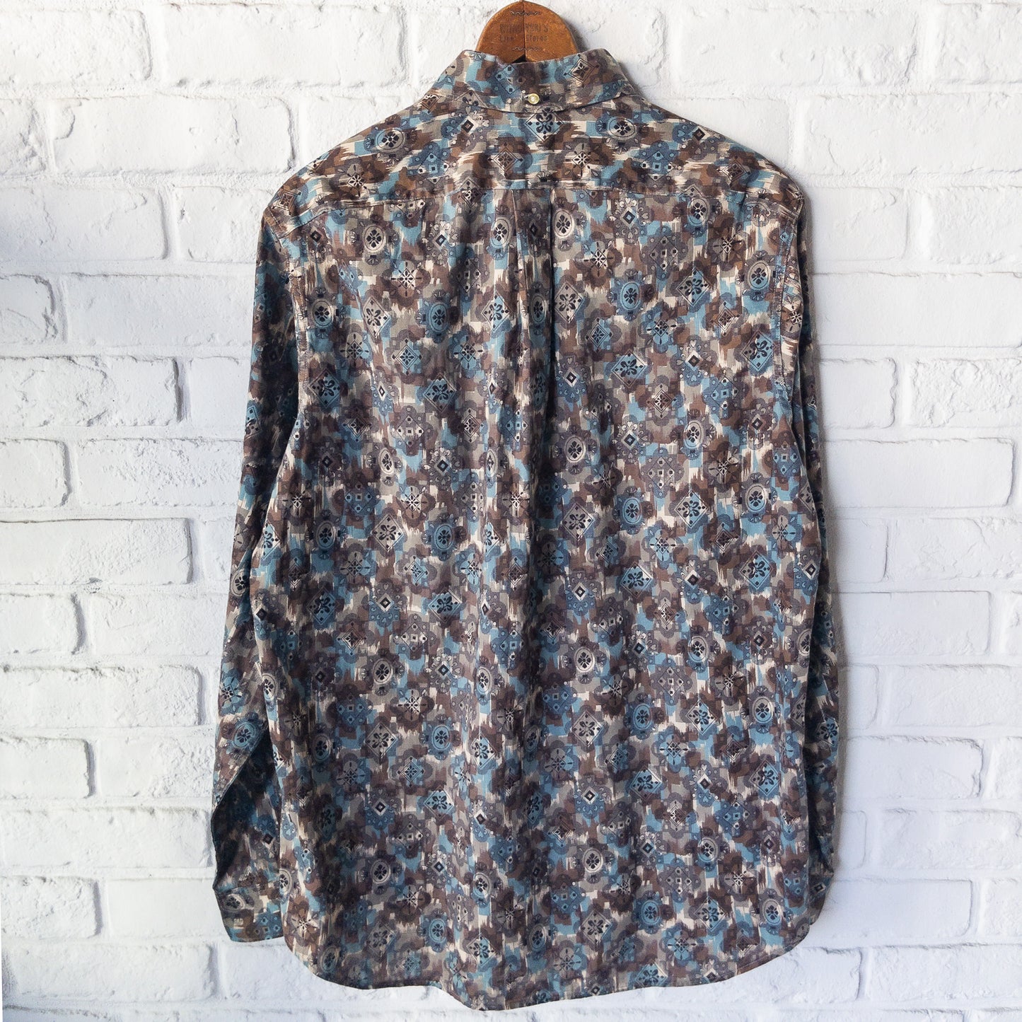 TOWNCRAFT PENNEY'S B.D. BATIK/FINE PETTERN PULLOVER SHIRTS 50-60'S VINTAGE