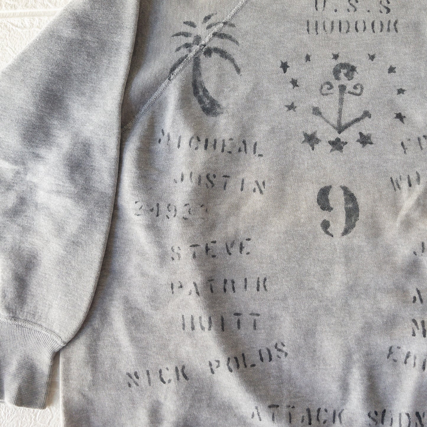 U.S.S. STENCIL VINTAGE SWEAT SHIRTS