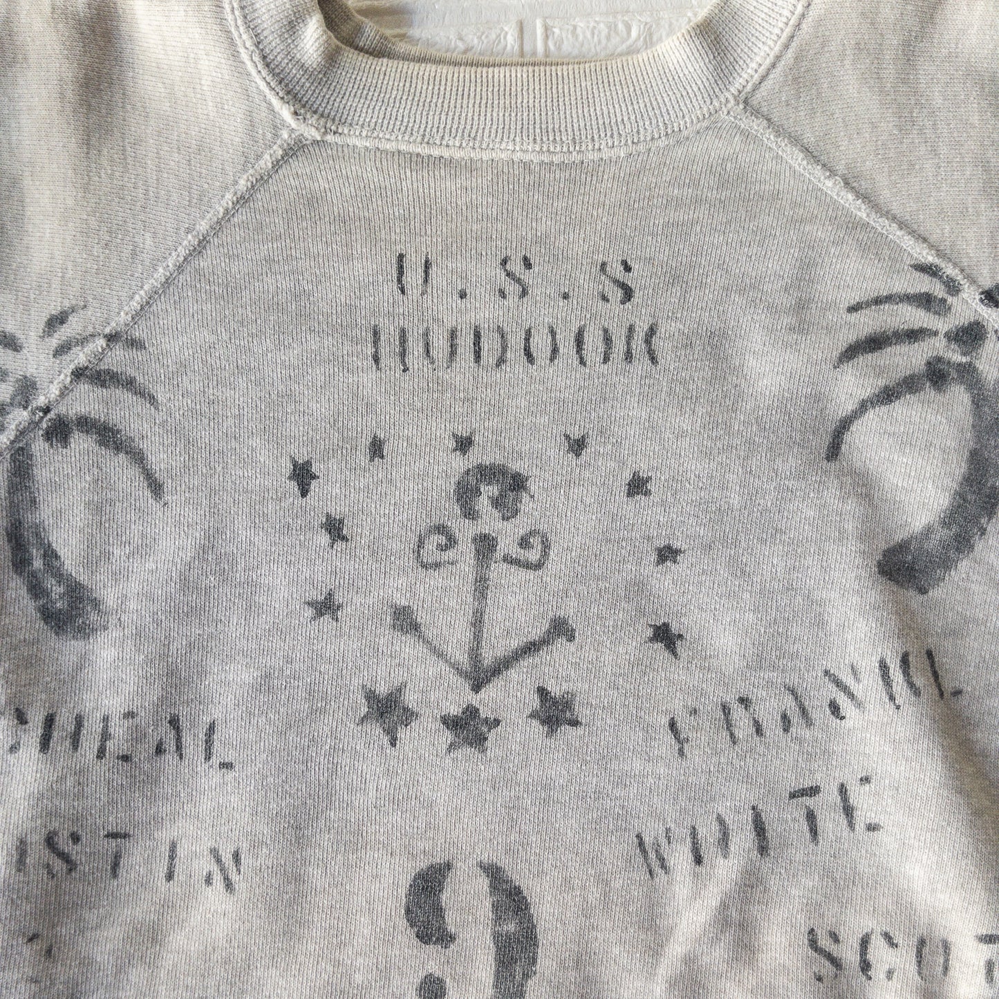 U.S.S. STENCIL VINTAGE SWEAT SHIRTS