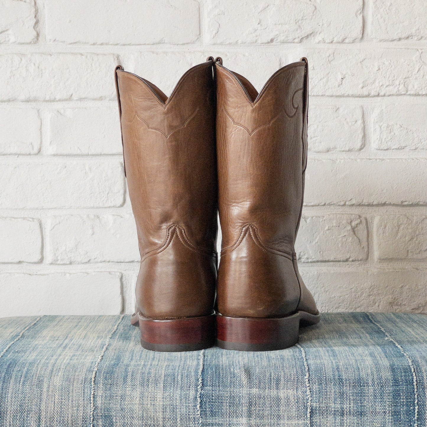 BLACK JACK BASIC ROPER BOOTS RANCH HAND TAUPE