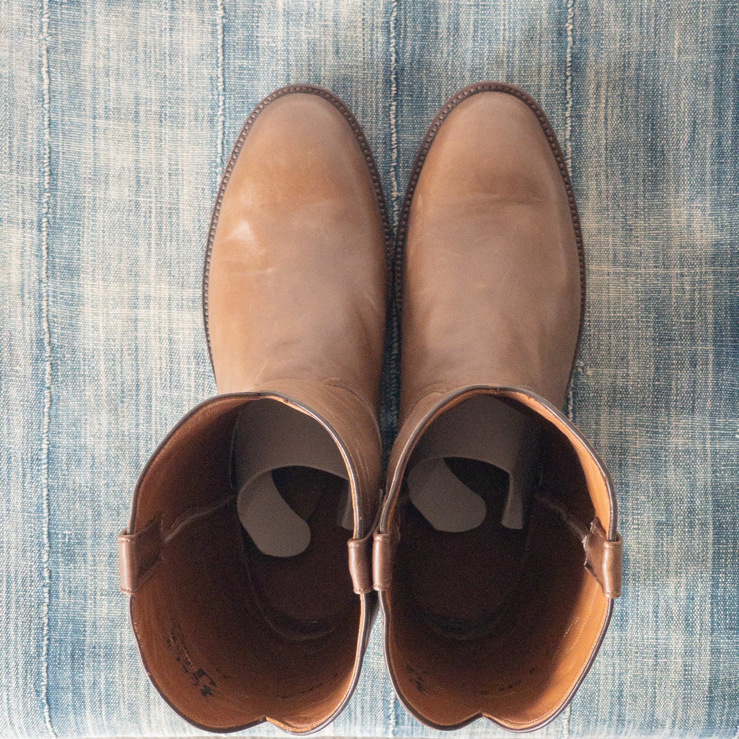 BLACK JACK BASIC ROPER BOOTS RANCH HAND TAUPE
