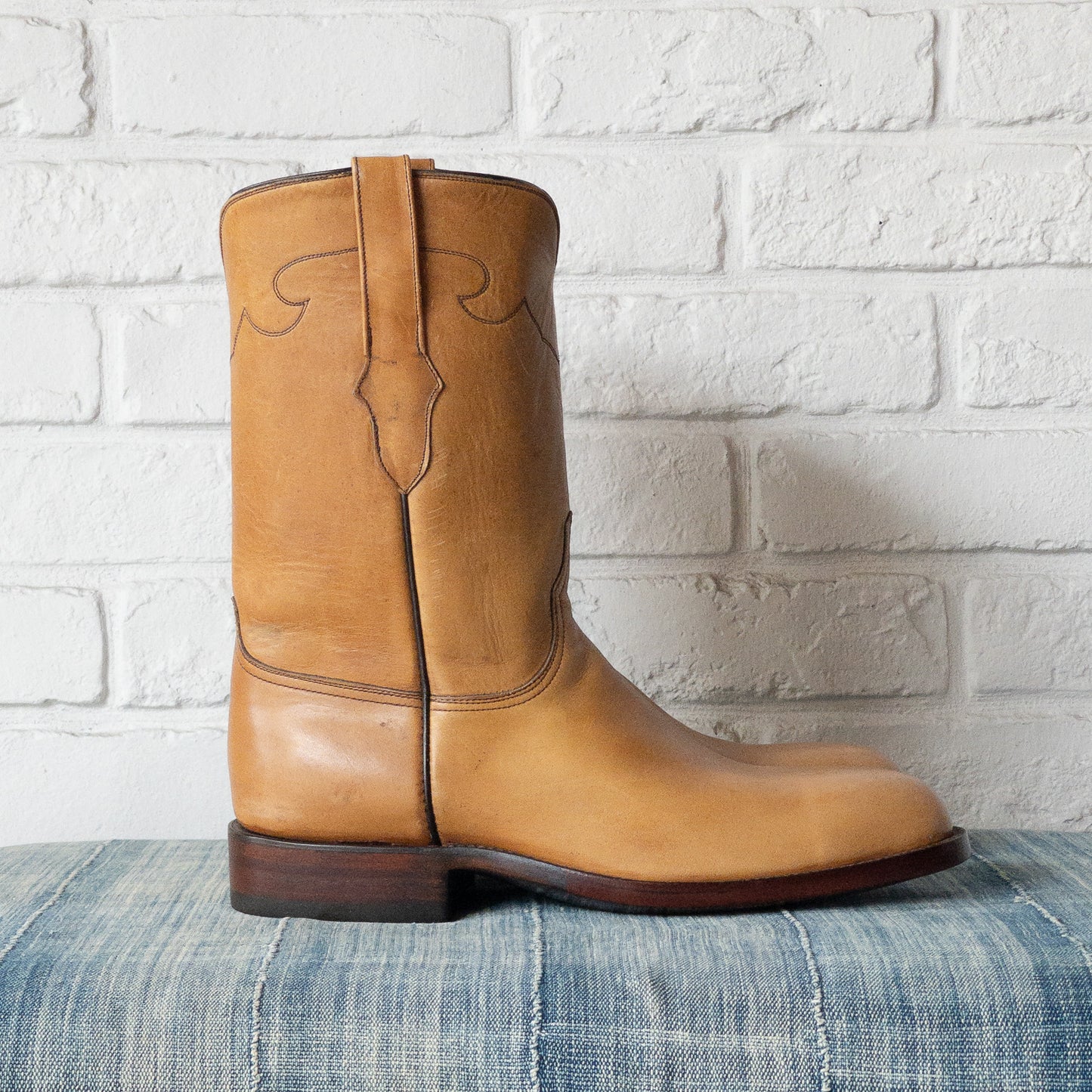 BLACK JACK BASIC ROPER BOOTS RANCH HAND HONEY