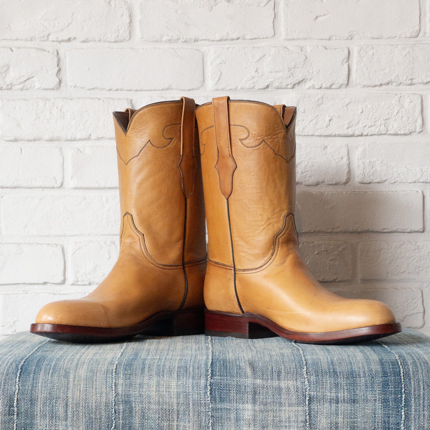 BLACK JACK BASIC ROPER BOOTS RANCH HAND HONEY