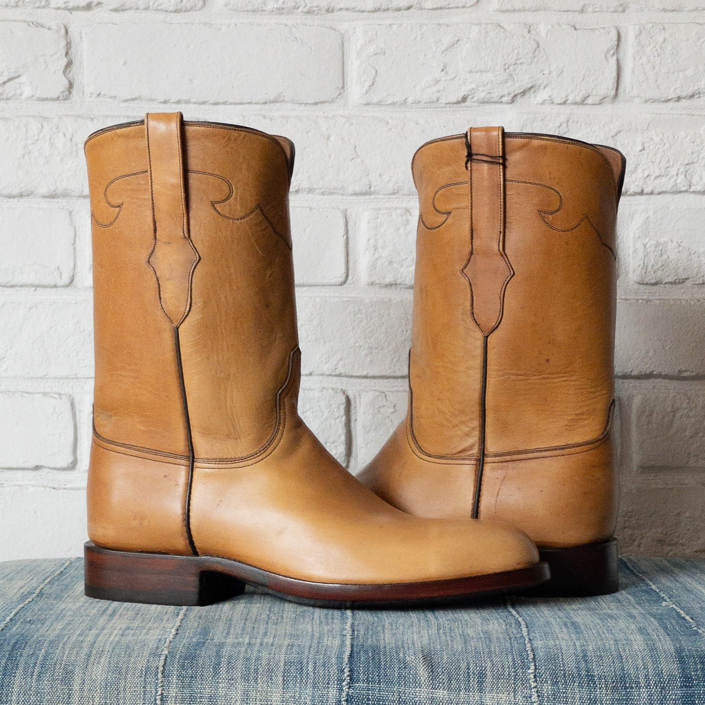BLACK JACK BASIC ROPER BOOTS RANCH HAND HONEY