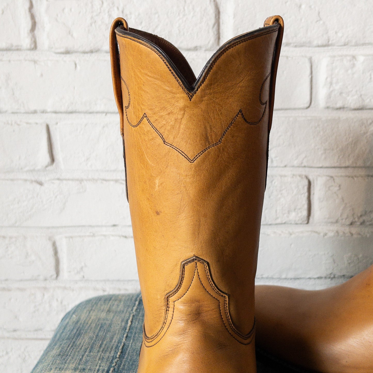 BLACK JACK BASIC ROPER BOOTS RANCH HAND HONEY