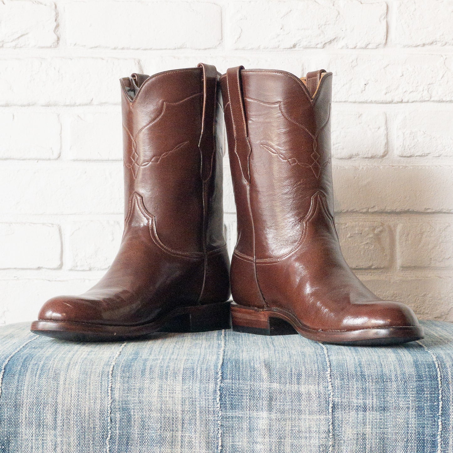 BLACK JACK BASIC ROPER BOOTS GOAT BROWN