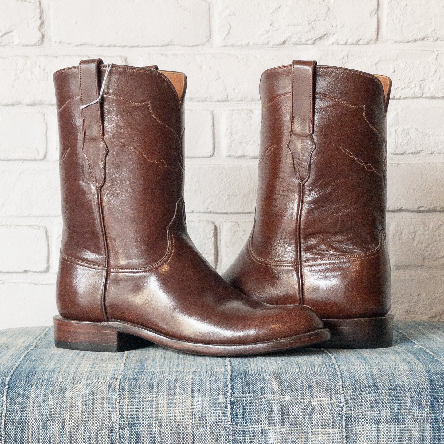 BLACK JACK BASIC ROPER BOOTS GOAT BROWN
