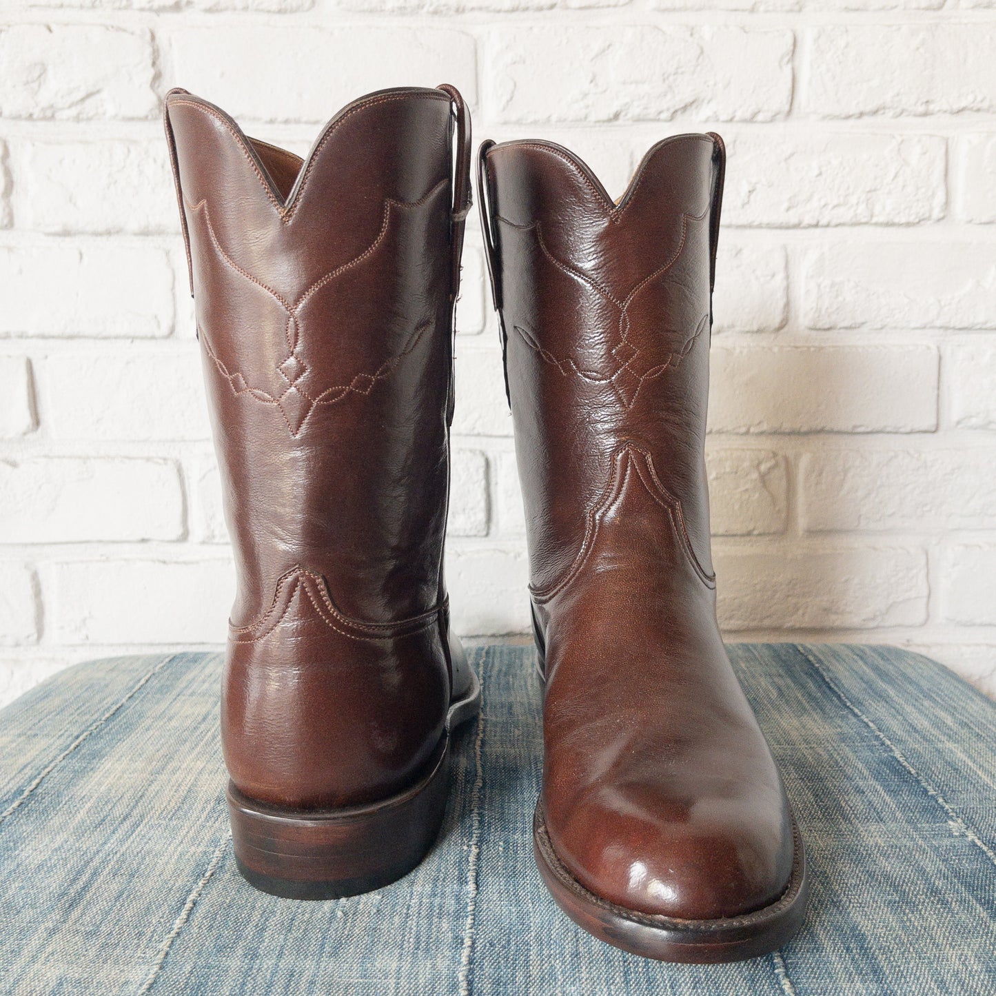 BLACK JACK BASIC ROPER BOOTS GOAT BROWN