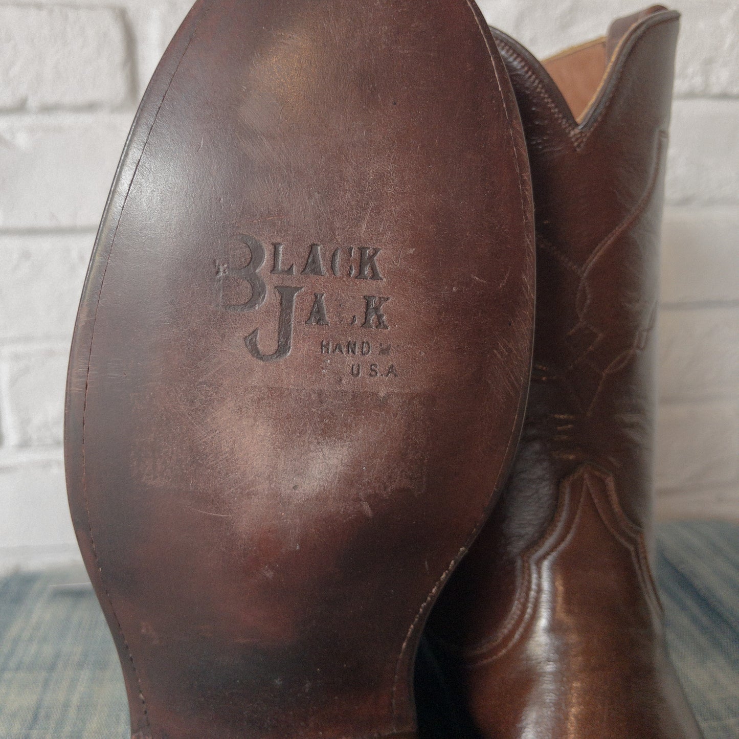 BLACK JACK BASIC ROPER BOOTS GOAT BROWN