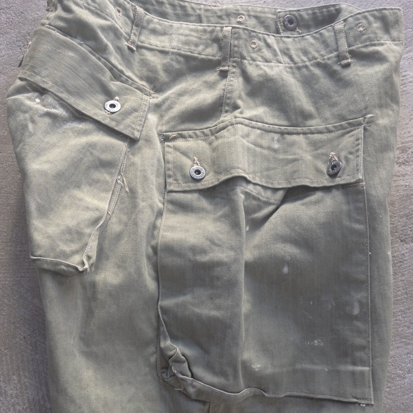 USMC P-44 HBT UTILITY TROUSERS VINTAGE