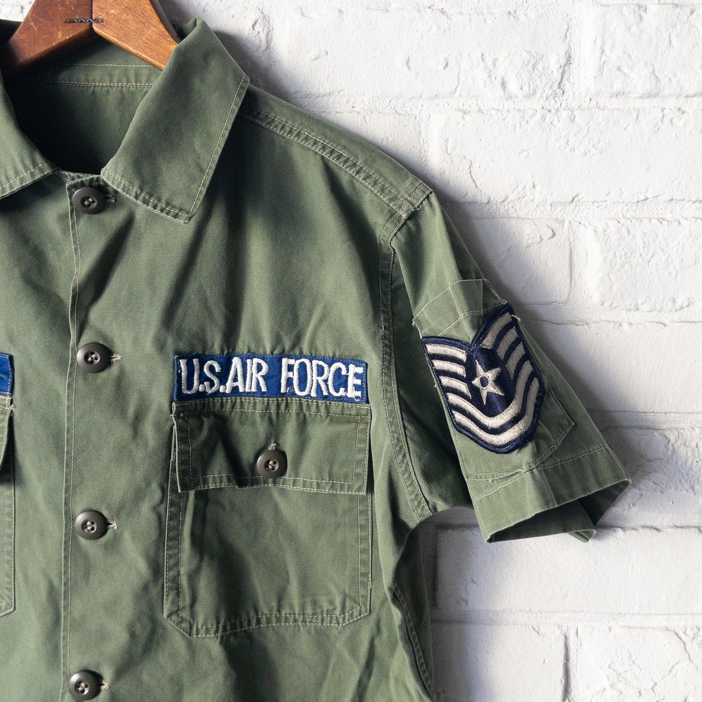 1961 VIETNAM U.S.AIR FORCE UTILITY SHIRTS POPLIN VINTAGE
