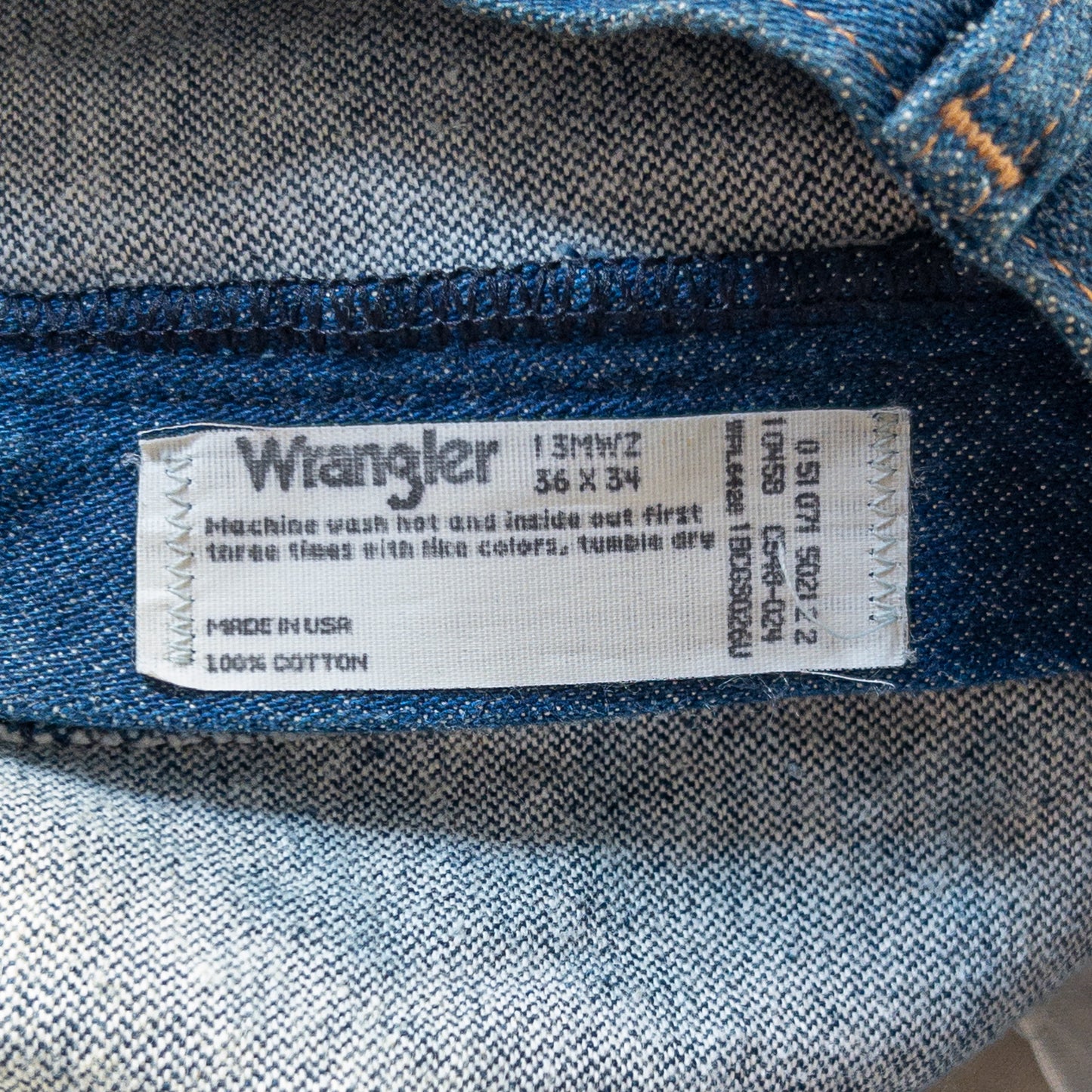 WRANGLER 13MWZ JEANS VINTAGE 1990'S(36-34)