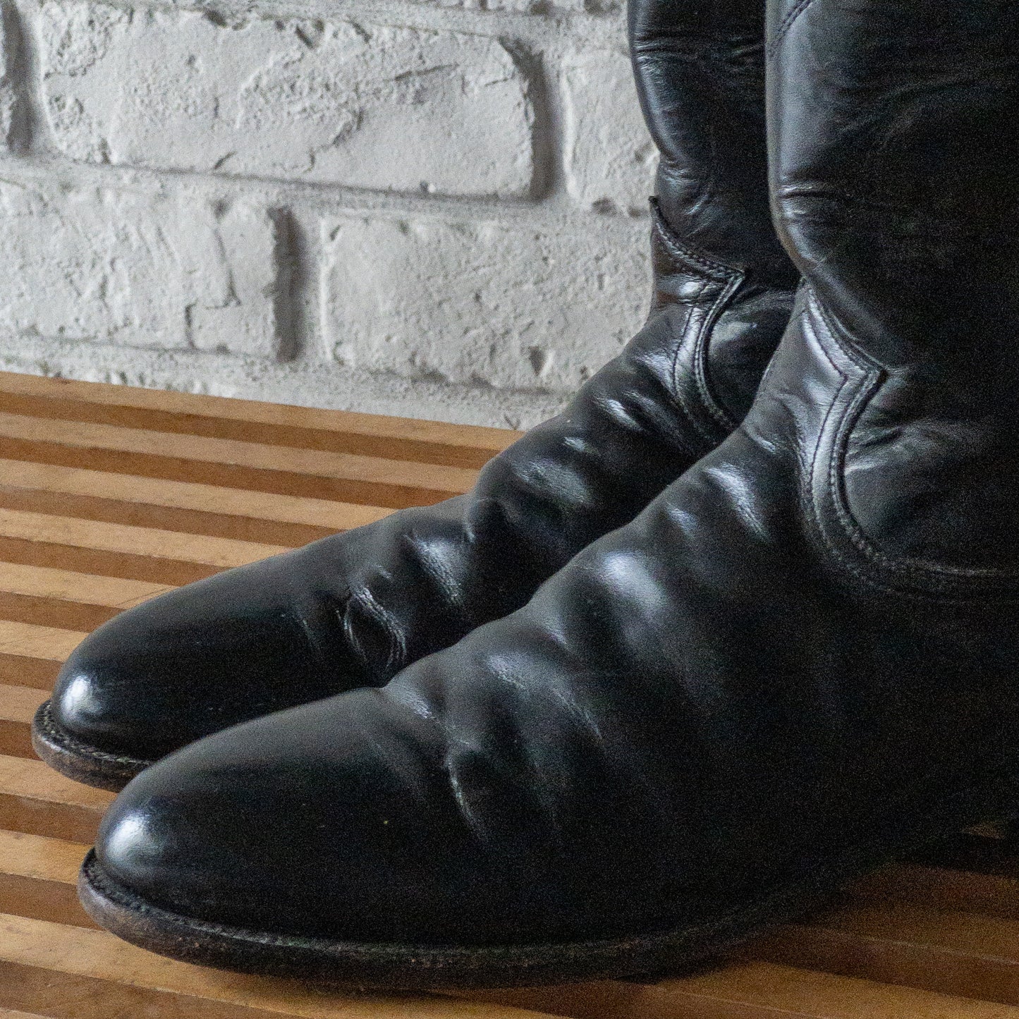 JUSTIN WESTERN BOOTS 1990'S VINTAGE