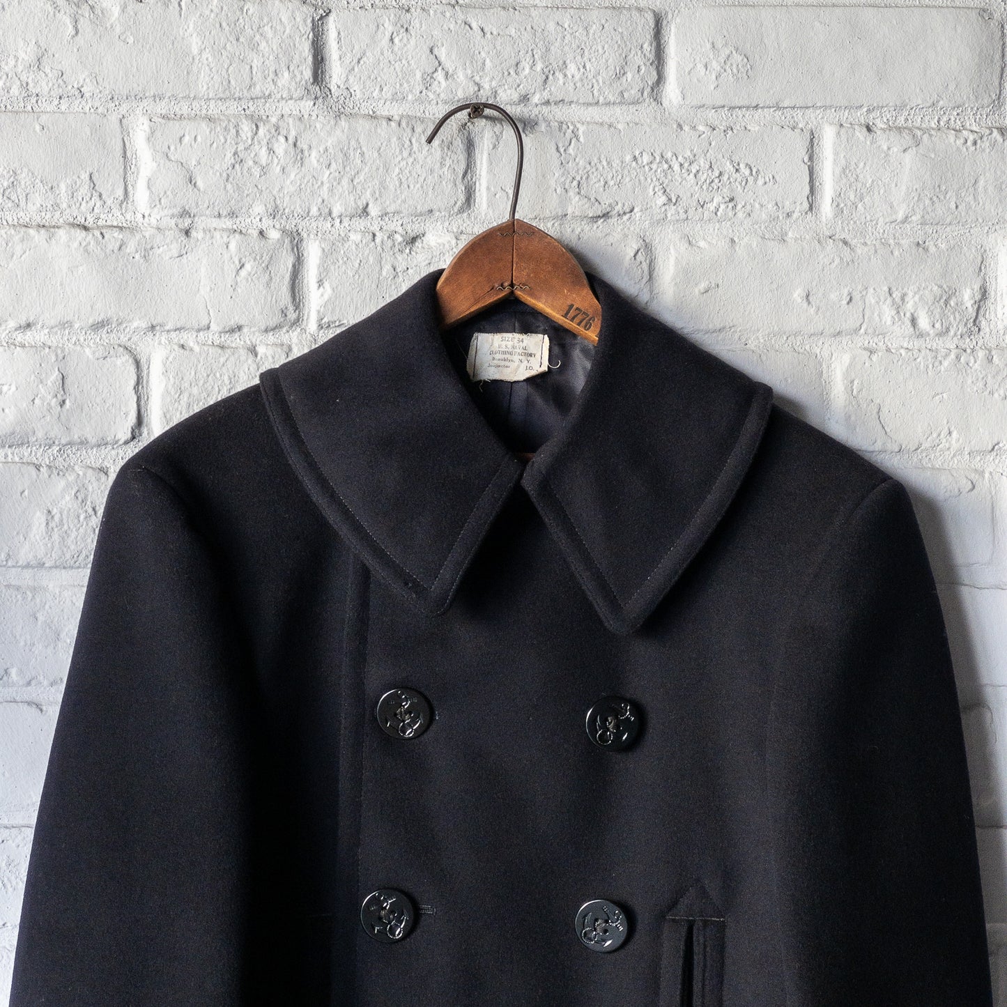 WWⅡ U.S. NAVY P-COAT 1940'S DEAD STOCK(34)