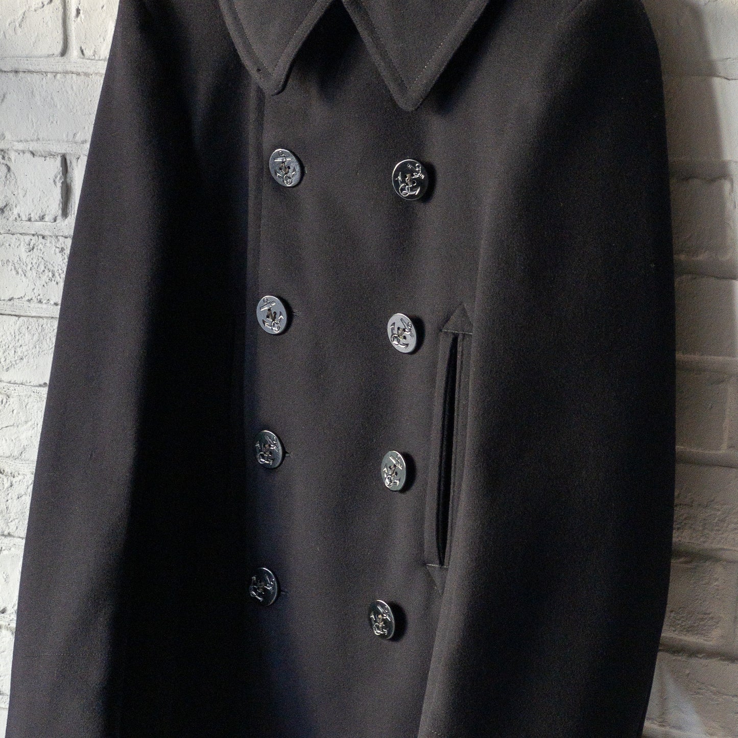 WWⅡ U.S. NAVY P-COAT 1940'S DEAD STOCK(34)